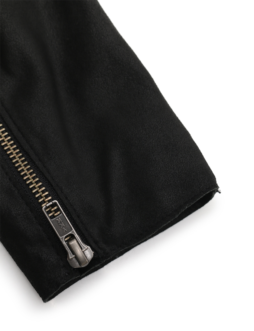 ルシェルブルー Le Ciel Bleu ライダースジャケット ゴートレザー 黒 ハイブランド ブランド専門の中古通販サイト