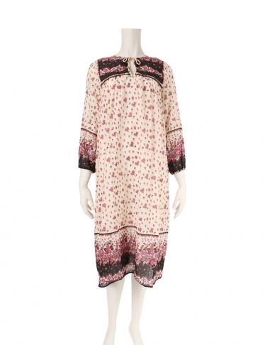 ロンハーマン Ron Herman ワンピース 花柄 ベージュ 黒 マルチカラー ハイブランド ブランド専門の中古通販サイト