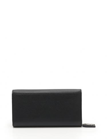 SAINT LAURENT PARIS・財布・小物・クラシック サンローラン コンチネンタルウォレット 二つ折り長財布 レザー 黒