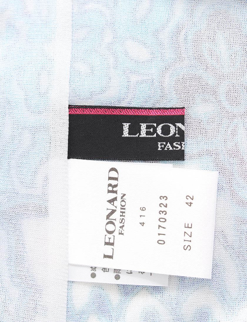 レオナールファッション Leonard Fashion アンサンブル カーディガン ワンピース 花柄 紫 マルチカラー ハイブランド ブランド専門の中古通販サイト