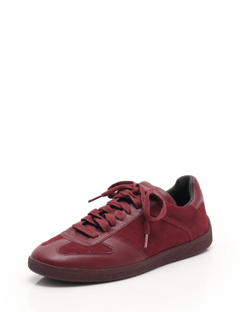 コーチ Coach C104 スニーカー スエード レザー ボルドー ハイブランド ブランド専門の中古通販サイト