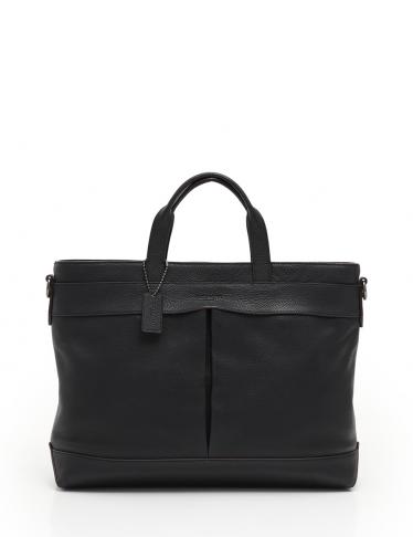 コーチ Coach メトロポリタン トートバッグ レザー ダークグレー 2way ハイブランド ブランド専門の中古通販サイト