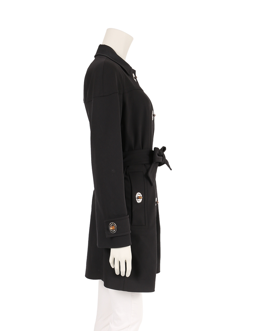 リーの グッチ メンズ イタリア製 46 S相当 ネイビー Modest Lord 仙台 店 Gucci コート トレンチコート バンブー金具 コットン100 アウター られる