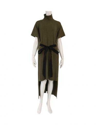 エムエムシックスメゾンマルジェラ Mm6 Maison Margiela ニット ワンピース カーキ 18aw ハイブランド ブランド専門の中古通販サイト