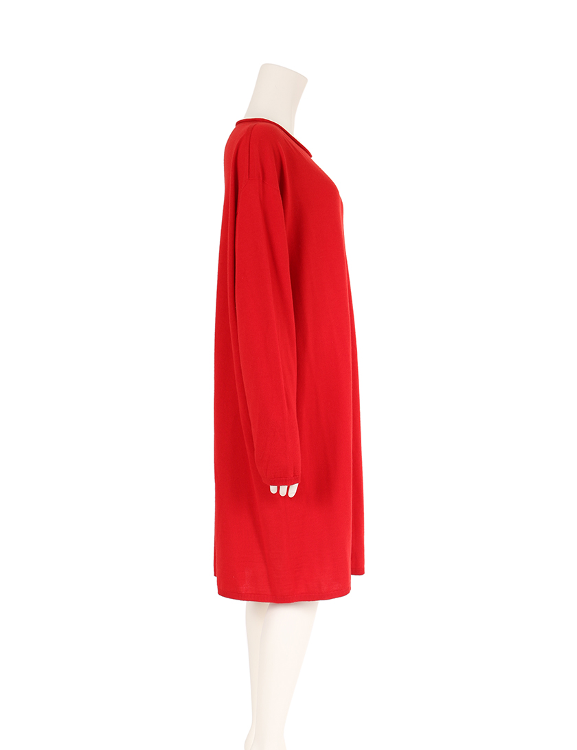 エスマックスマーラ S Max Mara ニットワンピース ウール 赤 ハイブランド ブランド専門の中古通販サイト 2747