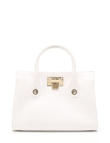 ジミーチュウ(JIMMY CHOO)ライリー|ハンドバッグ|レザー|白|2WAY|ハイブランド・ブランド専門の中古通販サイト(276725)