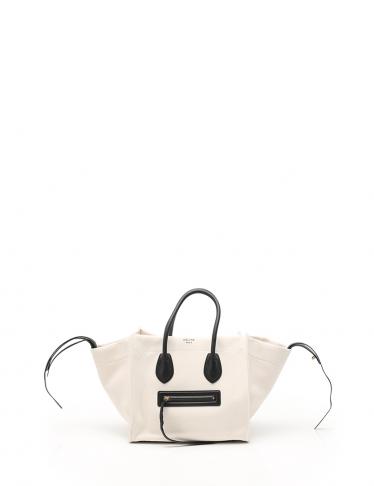 CELINE・バッグ・ラゲージ ファントム トートバッグ キャンバス レザー