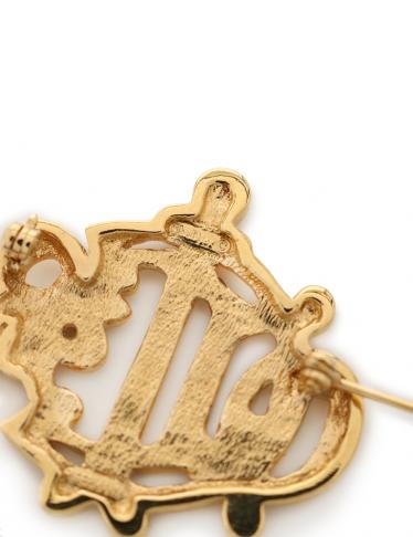 クリスチャンディオール(Christian Dior)|ブローチ|ゴールド|ハイブランド・ブランド専門の中古通販サイト(280898)