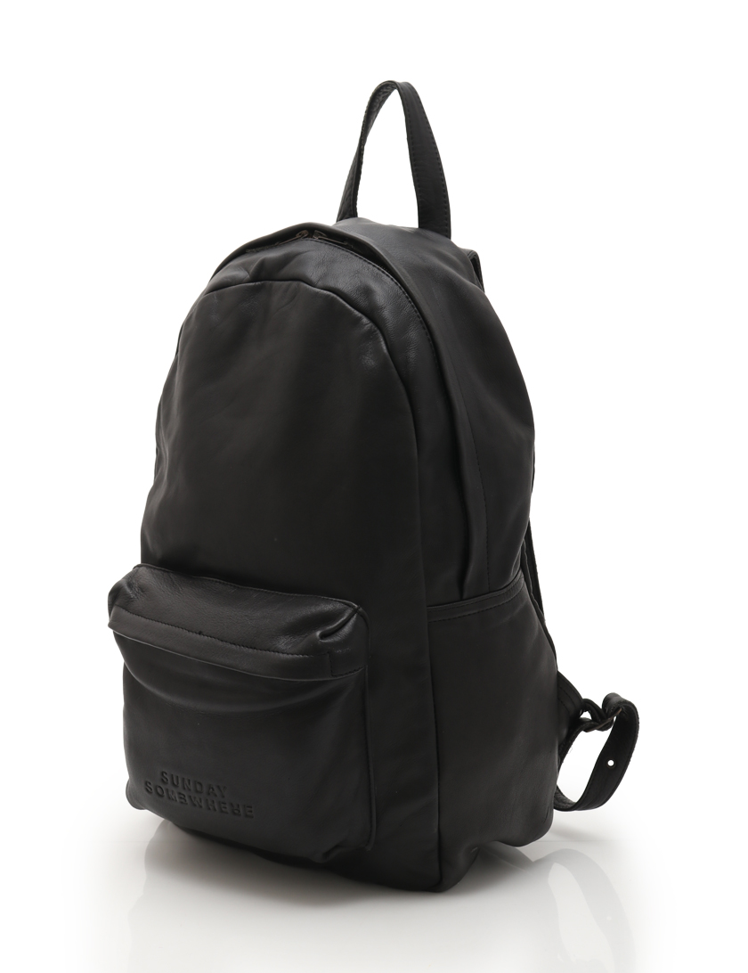 RonHerman リュック レザー BLK SUNDAY SOMEWHERE ロンハーマン サンデーサムウェア レザー バックパック リュック