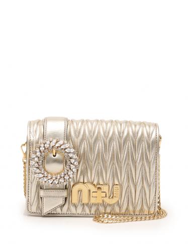 miu miu・バッグ・マテラッセ チェーンショルダーバッグ レザー  