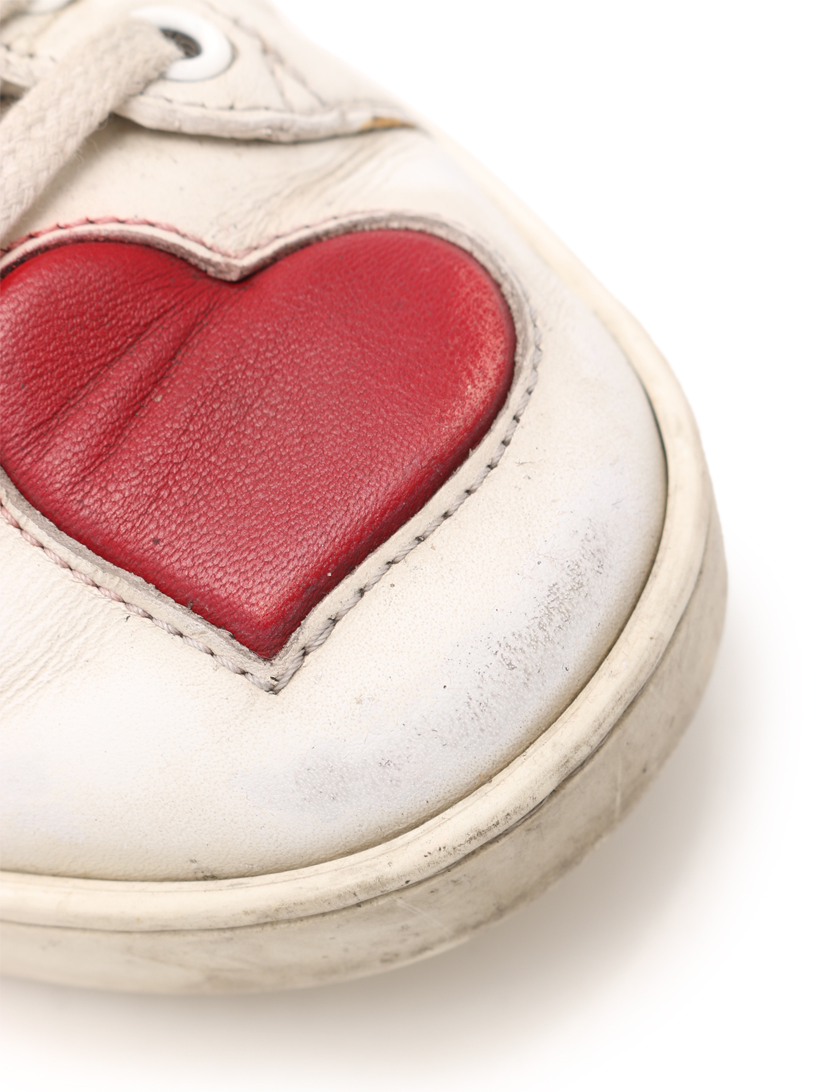 タイムセール Gucci エースエンブロイダリーハート スニーカー