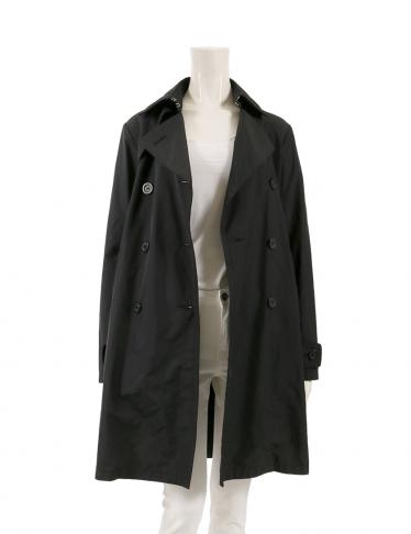 モンクレール(MONCLER)|トレンチコート|黒|ベルト付き|ハイ ...