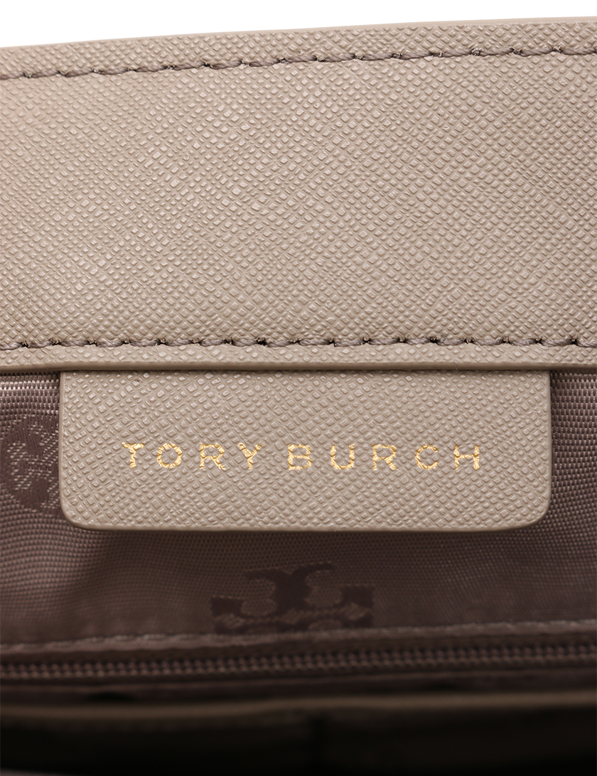 トリーバーチ(TORY BURCH)EMERSON|BUCKLE|TOTE|エマーソン|トートバッグ|レザー|グレーベージュ|ハイブランド・ブランド専門の中古通販サイト(306705)