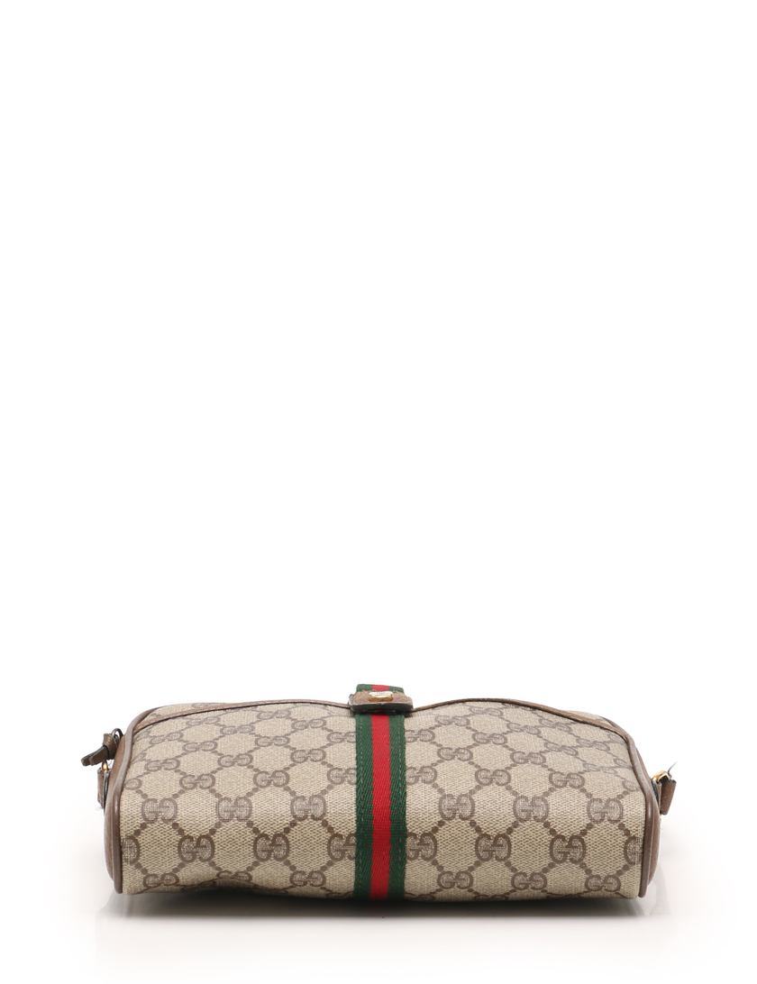 グッチ(GUCCI)オールドグッチ|シェリーライン|ショルダーバッグ|PVC|レザー|ベージュ|茶|ハイブランド・ブランド専門の中古通販サイト(306057)