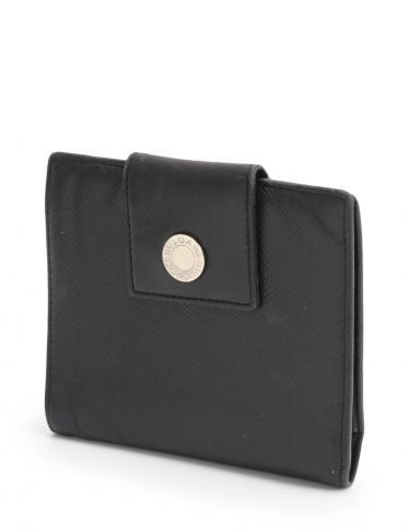 ブルガリ(BVLGARI)ブルガリブルガリ|二つ折り財布|レザー|黒 ...