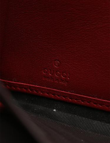 グッチ Gucci マイクロgg ラウンドファスナー長財布 エナメルレザー 赤 ハイブランド ブランド専門の中古通販サイト
