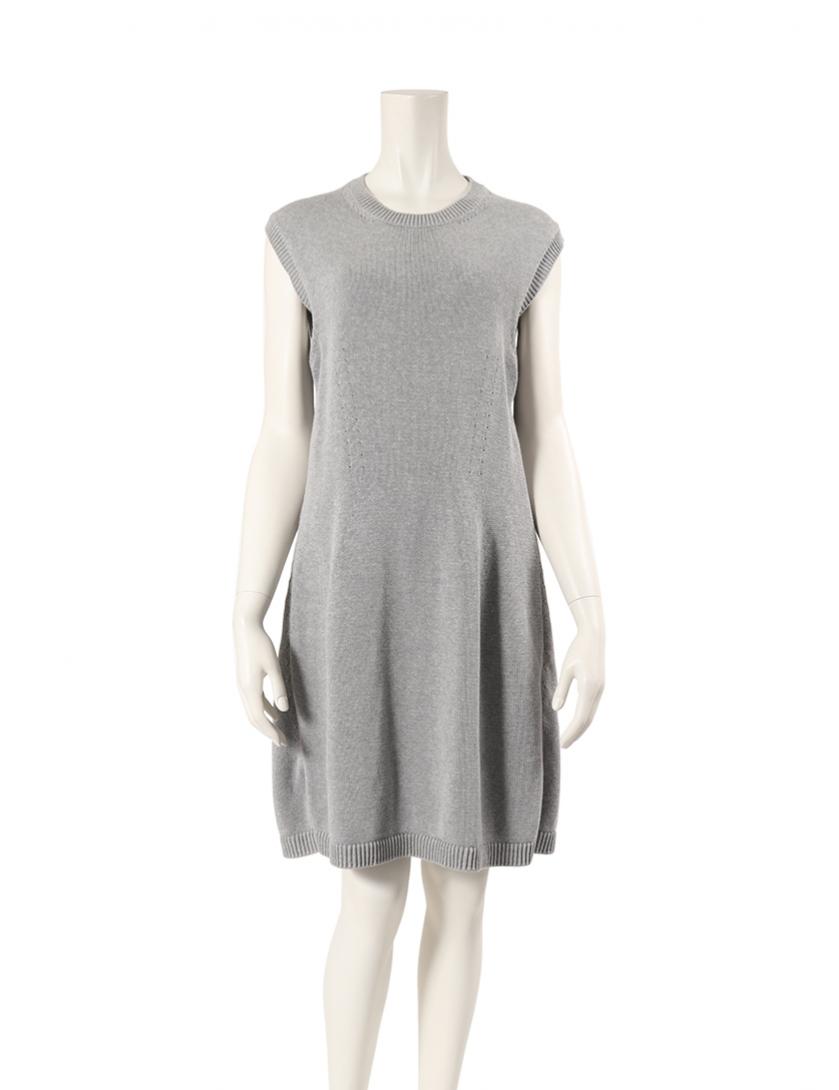 バレンシアガ Balenciaga ニットワンピース ノースリーブ グレー ハイブランド ブランド専門の中古通販サイト