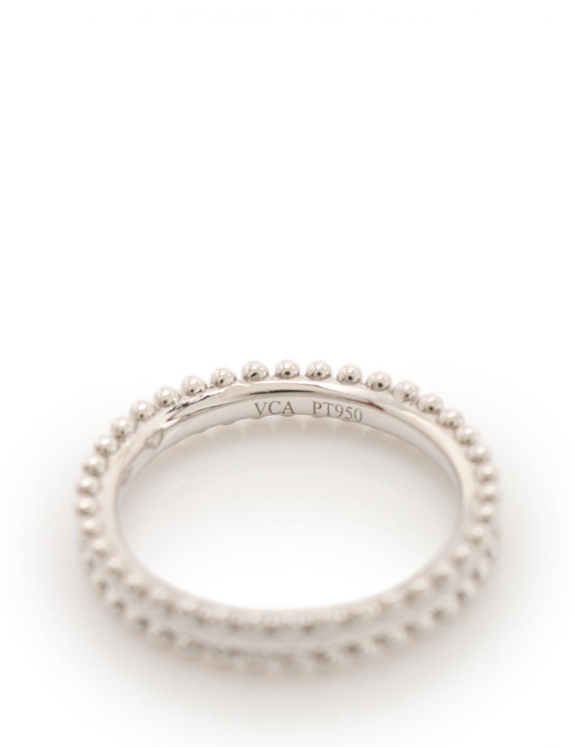 ヴァンクリーフアンドアーペル Van Cleef Arpels エステル リング 指輪 Pt950 シルバー ハイブランド ブランド専門の中古通販サイト