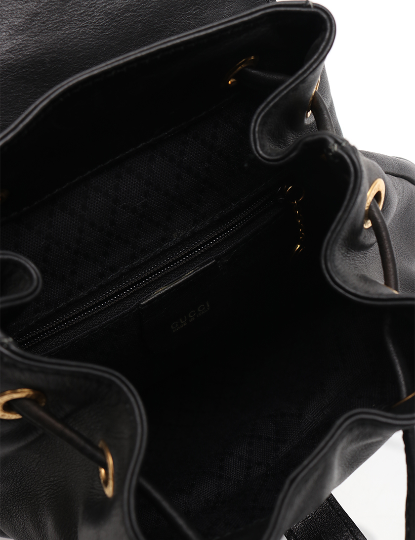 グッチ(GUCCI)バンブー|ミニリュックサック|バックパック|レザー|黒|ハイブランド・ブランド専門の中古通販サイト(297593) グッチ(GUCCI)バンブー|ミニリュックサック|バックパック|レザー|黒|ハイブランド・ブランド専門の中古通販サイト(297593)
