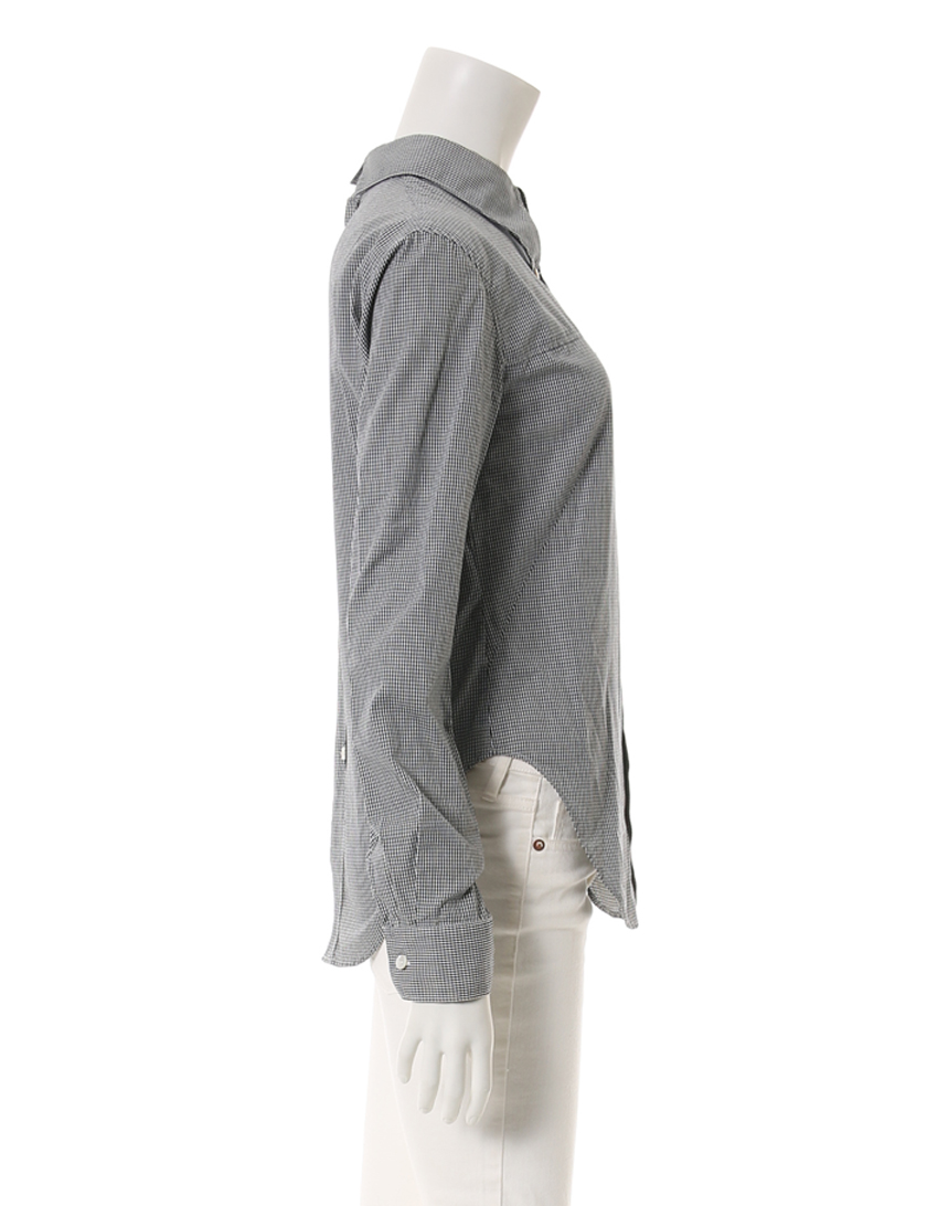 アレキサンダーマックイーン(ALEXANDER MCQUEEN)ギンガムチェック|デザインシャツ|ハイブランド・ブランド専門の中古通販サイト(12901) サマーセール マックイーン トップス ギンガムチェック ノーカラージャケット