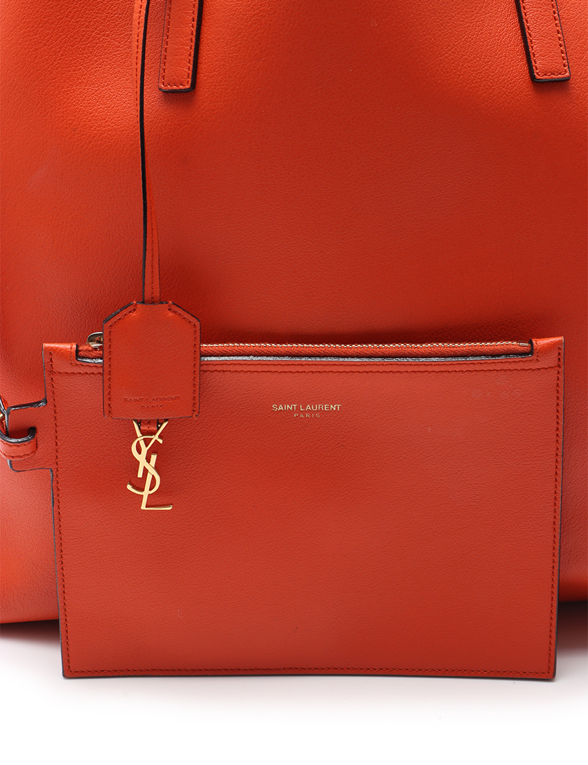 サンローランパリ Saint Laurent Paris ショッピング サンローラン トートバッグ レザー オレンジ ハイブランド ブランド専門の中古通販サイト 39