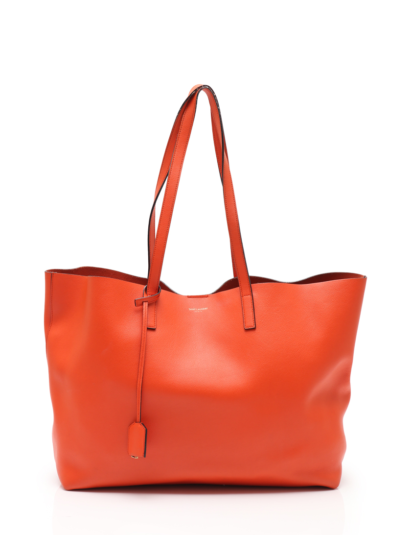 サンローランパリ Saint Laurent Paris ショッピング サンローラン トートバッグ レザー オレンジ ハイブランド ブランド 専門の中古通販サイト 39