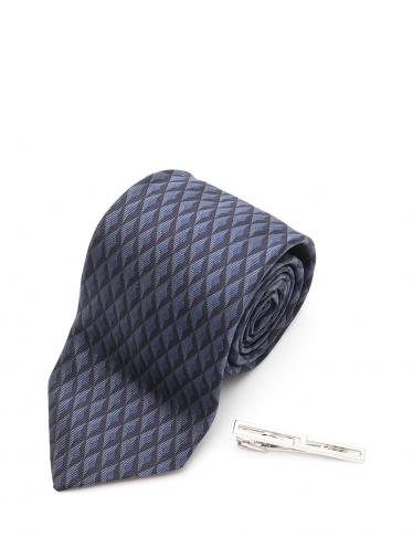 ダンヒル Dunhill ネクタイ シルク 青 マルチカラー ネクタイピンセット ハイブランド ブランド専門の中古通販サイト