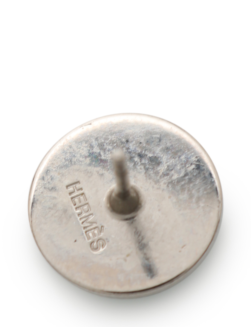 エルメス(HERMES)エクリプス|ピアス|シルバー|水色|ハイブランド・ブランド専門の中古通販サイト(327446)