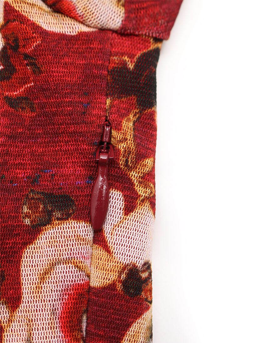 ヴィヴィアンタム Vivienne Tam ワンピース 花柄 赤 マルチカラー ハイブランド ブランド専門の中古通販サイト