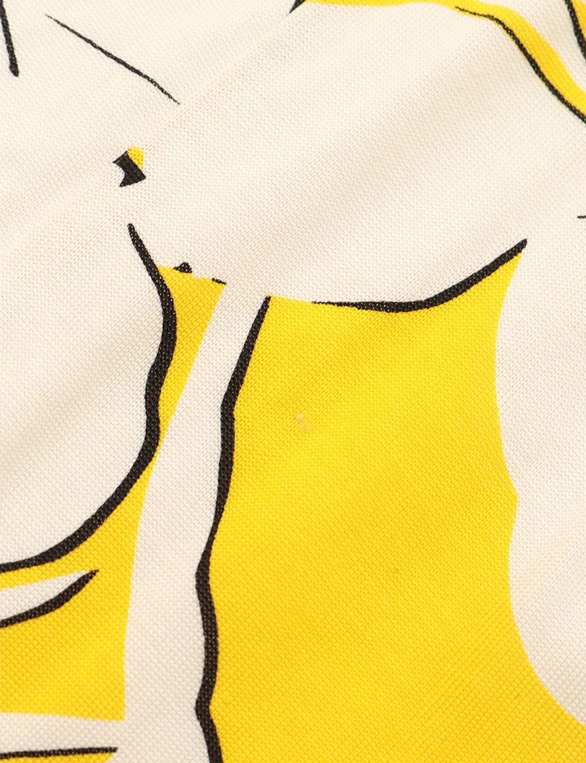 ダイアンフォンファステンバーグ Diane Von Furstenberg Eden Garden ラップワンピース 長袖 シルク 黄 アイボリー ハイブランド ブランド専門の中古通販サイト