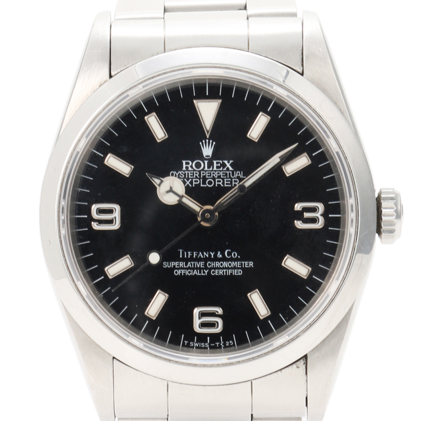 ロレックス エクスプローラー1 ティファニーダブルネーム ボーイズ
