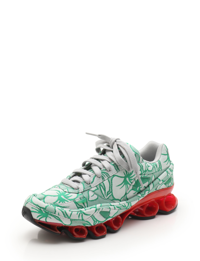 ラフシモンズ Raf Simons Raf Simons Adidas フローラル スニーカー メッシュ 緑 グレー ハイブランド ブランド専門の中古通販サイト