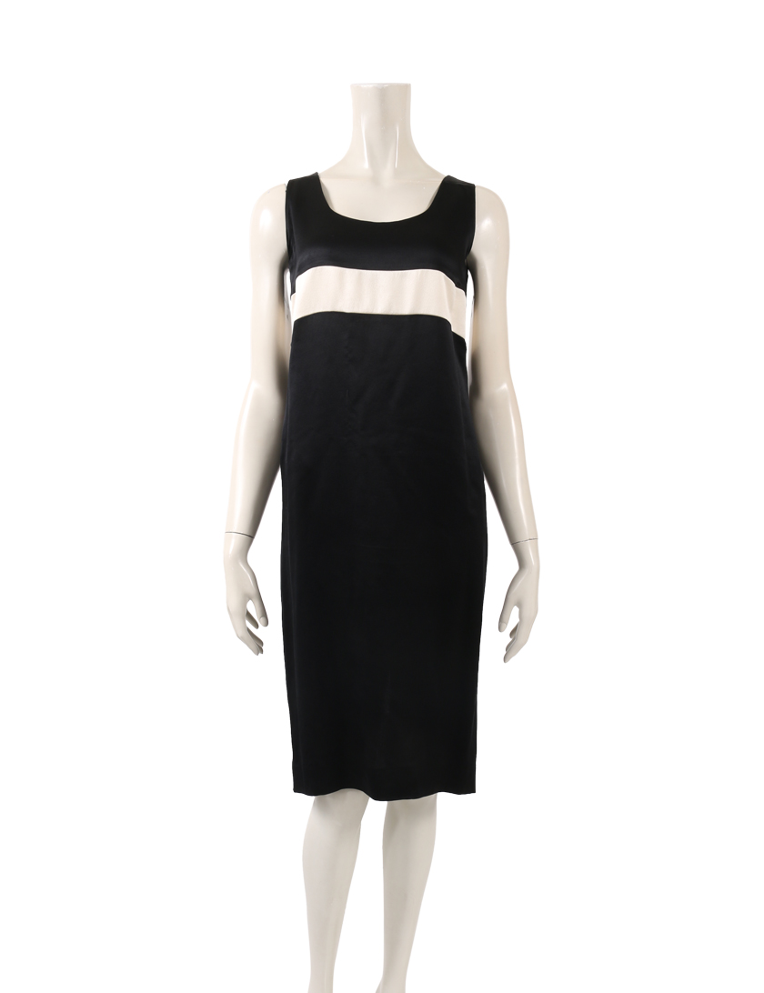 シャネル Chanel ワンピース シルク 黒 アイボリー 98p ハイブランド ブランド専門の中古通販サイト