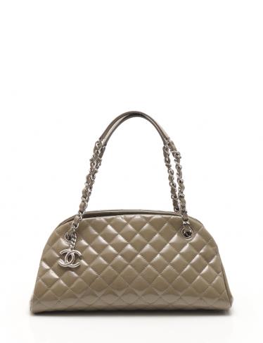 CHANEL・バッグ・マドモアゼル マトラッセ ボーリングバッグ チェーン 