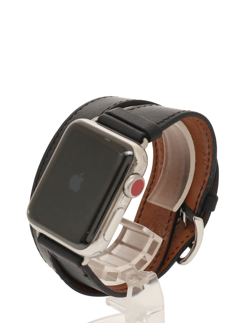 エルメス(HERMES)Apple|Watch|HERMES|アップルウォッチ|38mm|腕時計|ボーイズ|クオーツ|SS|レザー|シルバー|黒|A刻印|シリーズ3|ドゥブルトゥール|ハイブランド・ブランド専門の中古通販サイト(341800) エルメス(HERMES)Apple|Watch|HERMES|アップルウォッチ|38mm|腕時計|ボーイズ|クオーツ|SS|レザー|シルバー|黒|A刻印|シリーズ3|ドゥブルトゥール|ハイブランド・ブランド専門の中古通販サイト(341800)