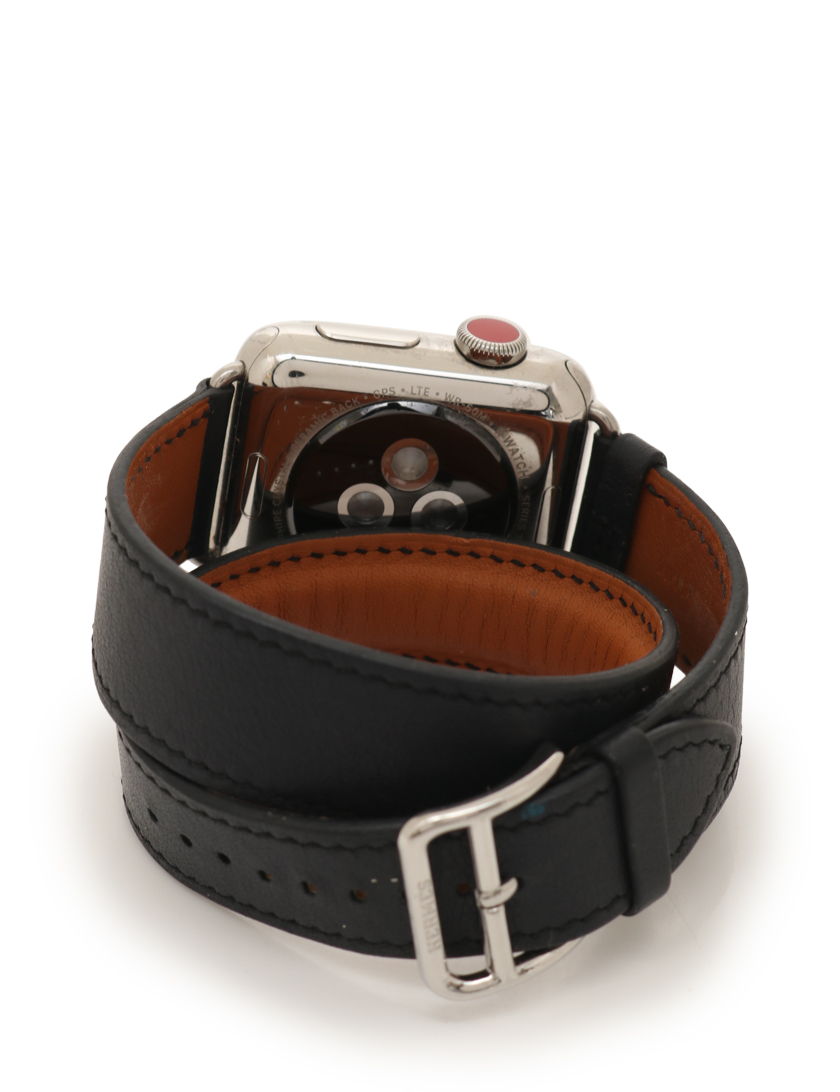 エルメス(HERMES)Apple|Watch|HERMES|アップルウォッチ|38mm|腕時計|ボーイズ|クオーツ|SS|レザー|シルバー|黒|A刻印|シリーズ3|ドゥブルトゥール|ハイブランド・ブランド専門の中古通販サイト(341800) エルメス(HERMES)Apple|Watch|HERMES|アップルウォッチ|38mm|腕時計|ボーイズ|クオーツ|SS|レザー|シルバー|黒|A刻印|シリーズ3|ドゥブルトゥール|ハイブランド・ブランド専門の中古通販サイト(341800)