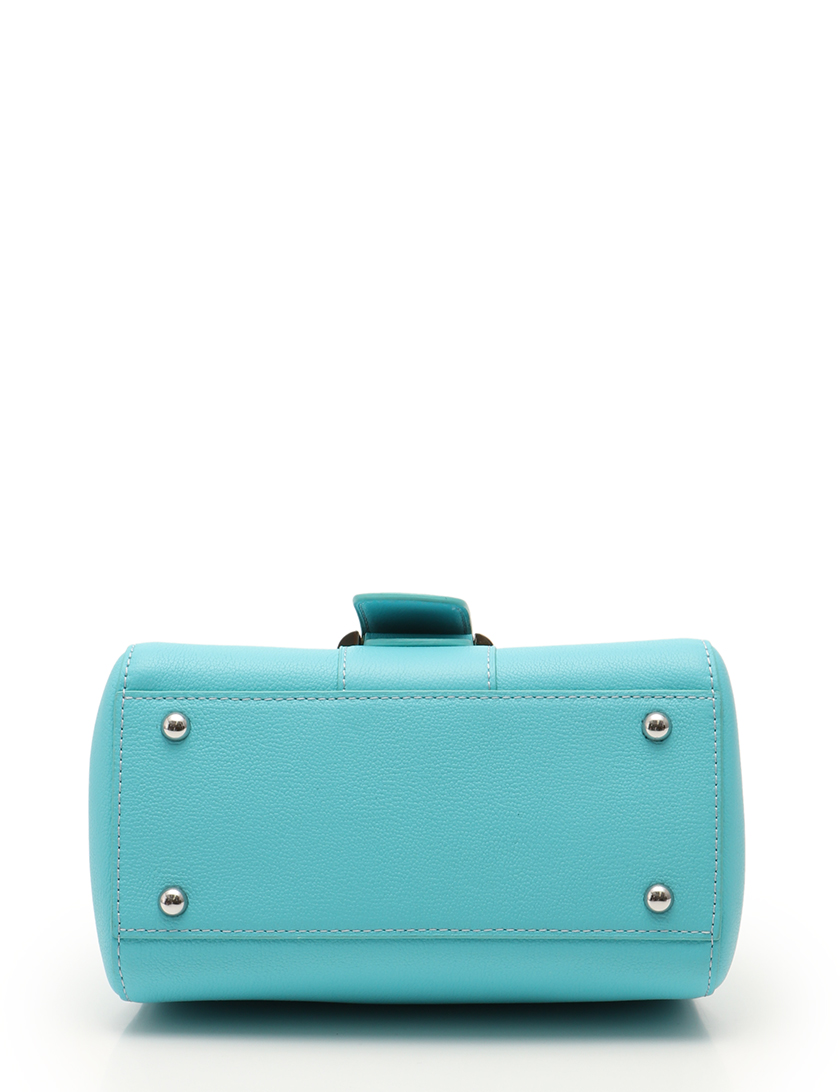 デルヴォー(DELVAUX)Brillant|Mini|ブリヨン|ミニ|ハンドバッグ|レザー|水色|2WAY|ハイブランド・ブランド専門の中古通販サイト(347283)