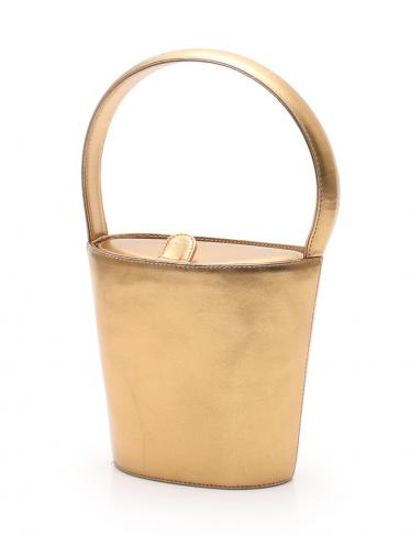 サルヴァトーレフェラガモ(Salvatore Ferragamo)|ハンドバッグ|レザー|ブロンズ|バケツ型|ハイブランド・ブランド専門の中古通販サイト(349152)