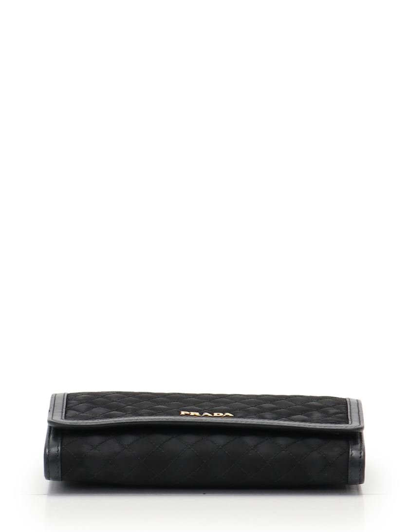 プラダ(PRADA)|ショルダーウォレット|ナイロン|レザー|黒|キルティング|2WAY|ハイブランド・ブランド専門の中古通販サイト(347682)