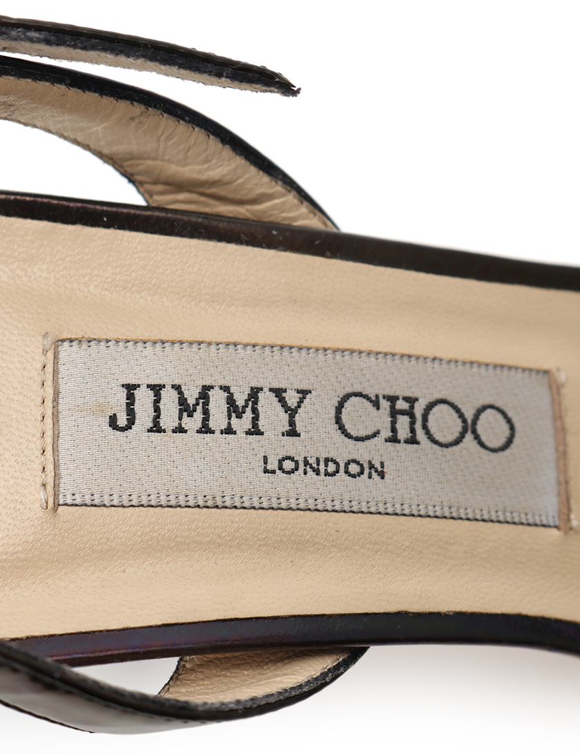 ジミーチュウ(JIMMY CHOO)|バックストラップサンダル|エナメル ジミーチュウ(JIMMY CHOO)|バックストラップサンダル|エナメル