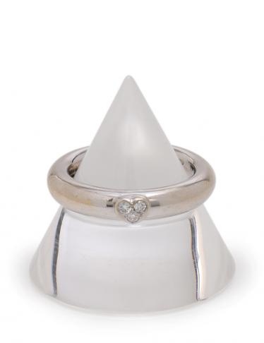 ティファニー Tiffany Co フレンドシップリング 指輪 K18wg ダイヤモンド ホワイトゴールド 3pダイヤ ハイブランド ブランド専門の中古通販サイト