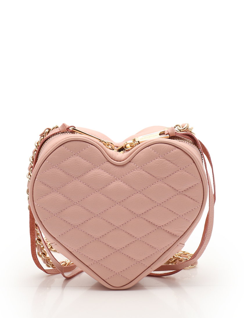 レベッカミンコフ Rebecca Minkoff チェーンショルダーバッグ レザー ピンク ハート 型 キルティング ハイブランド ブランド専門の中古通販サイト