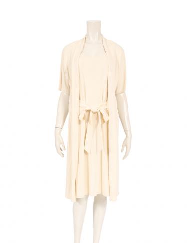 エルメス Hermes ワンピース レーヨン アイボリー ハイブランド ブランド専門の中古通販サイト