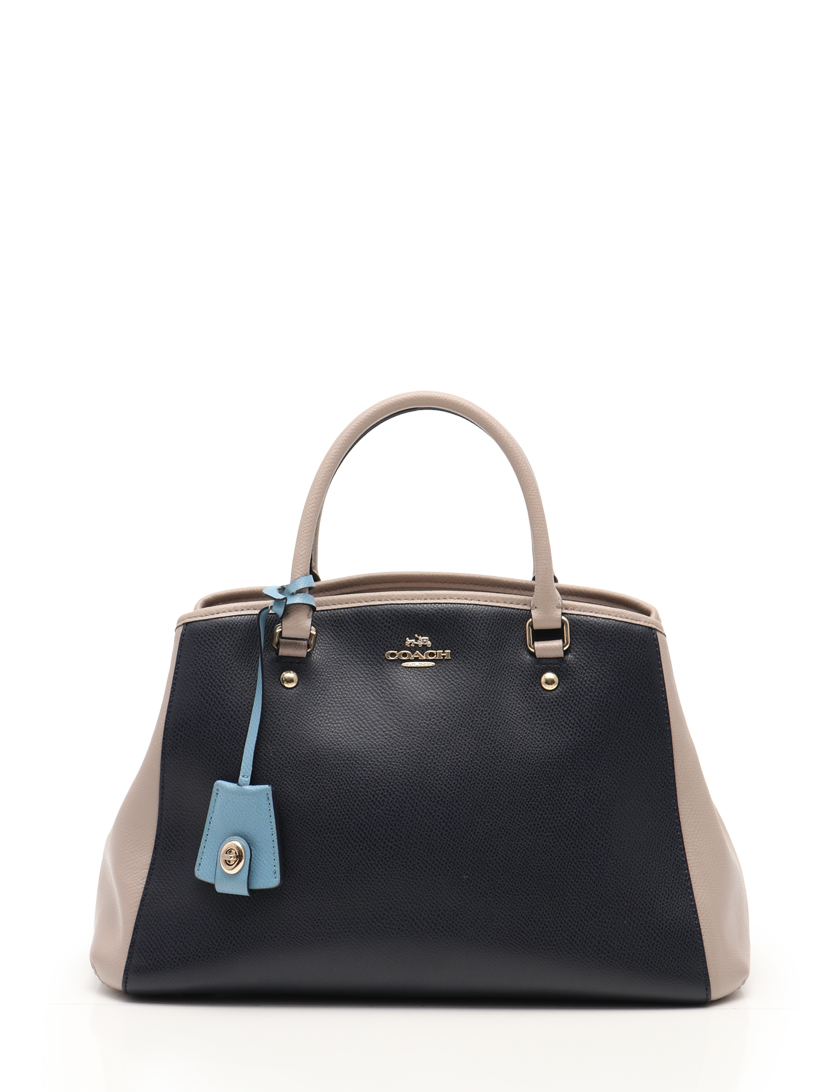 登場! COACH ラグジュアリークロスレザー スモール マーゴット バッグ